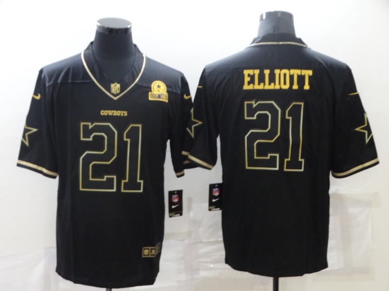 Men Dallas cowboys #21 Elliott Black throwback Nike NFL Jerseys->dallas cowboys->NFL Jersey